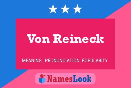 Постер имени Von Reineck