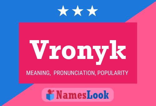 Постер имени Vronyk