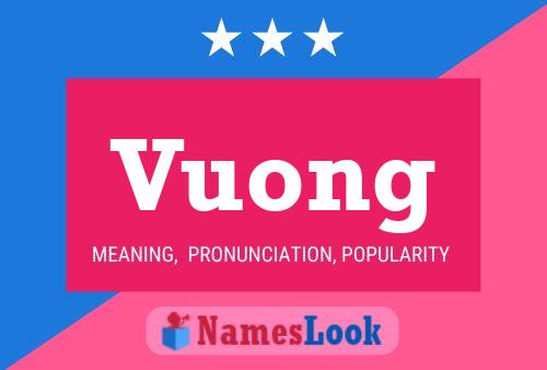 Постер имени Vuong