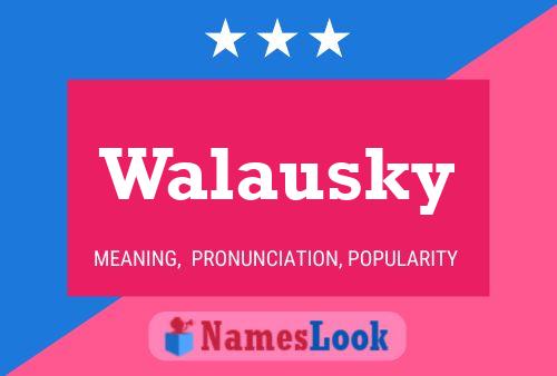 Постер имени Walausky