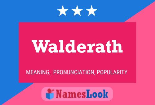 Постер имени Walderath