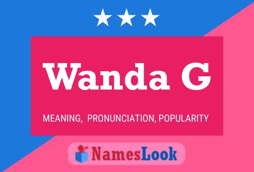 Постер имени Wanda G