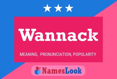 Постер имени Wannack