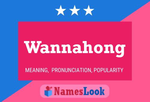 Постер имени Wannahong