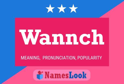 Постер имени Wannch