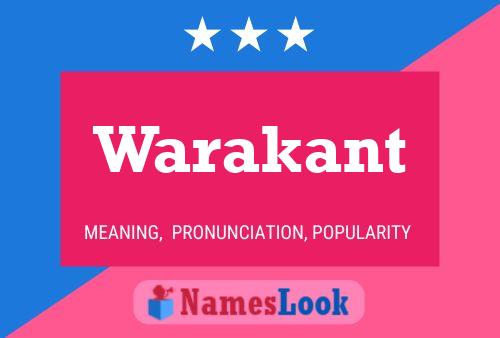 Постер имени Warakant