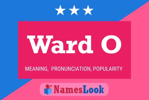 Постер имени Ward O