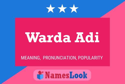 Постер имени Warda Adi