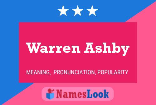 Постер имени Warren Ashby