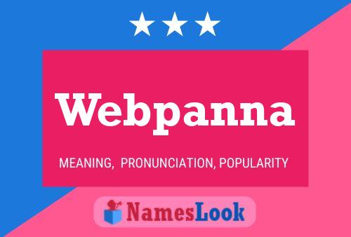 Постер имени Webpanna