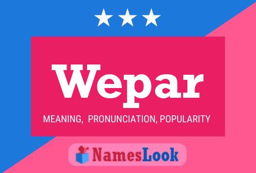 Постер имени Wepar