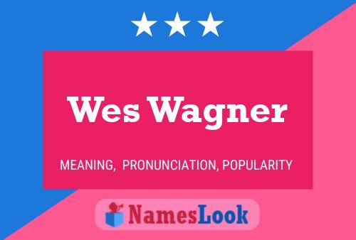 Постер имени Wes Wagner