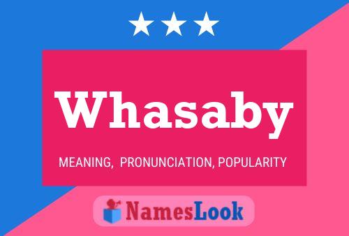 Постер имени Whasaby