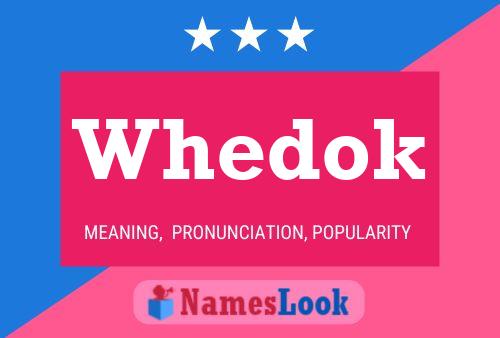 Постер имени Whedok