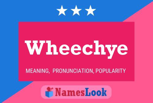 Постер имени Wheechye