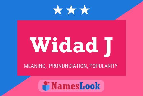 Постер имени Widad J