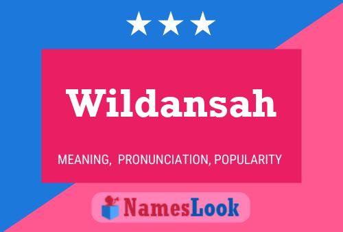 Постер имени Wildansah