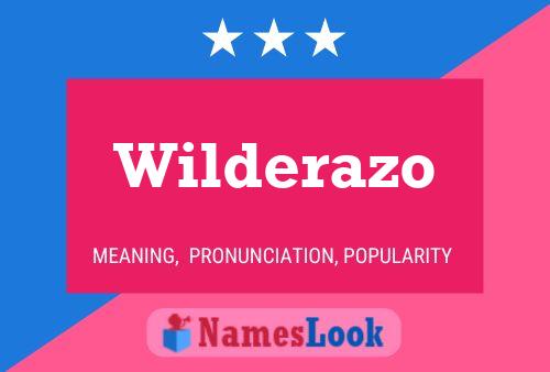 Постер имени Wilderazo