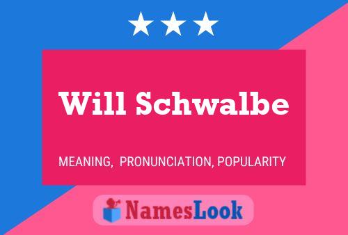 Постер имени Will Schwalbe