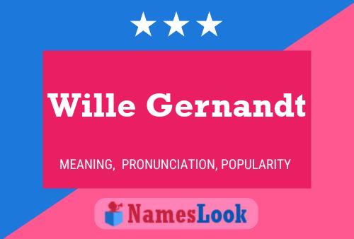 Постер имени Wille Gernandt