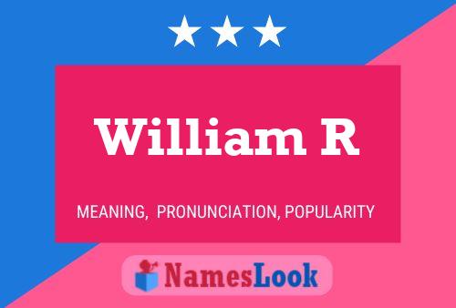 Постер имени William R