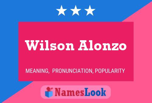 Постер имени Wilson Alonzo