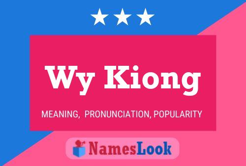 Постер имени Wy Kiong