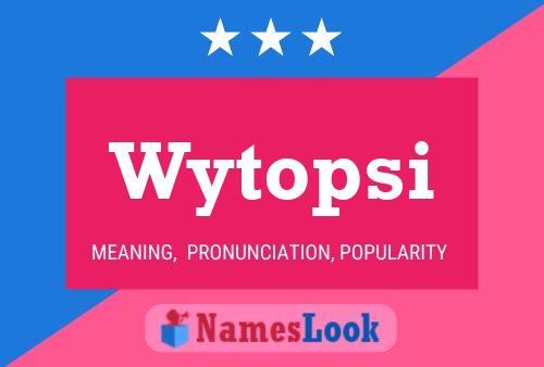 Постер имени Wytopsi