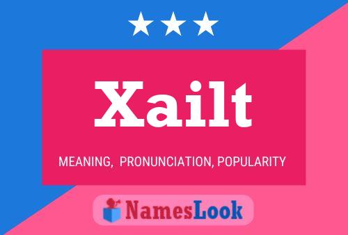 Постер имени Xailt