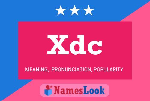 Постер имени Xdc