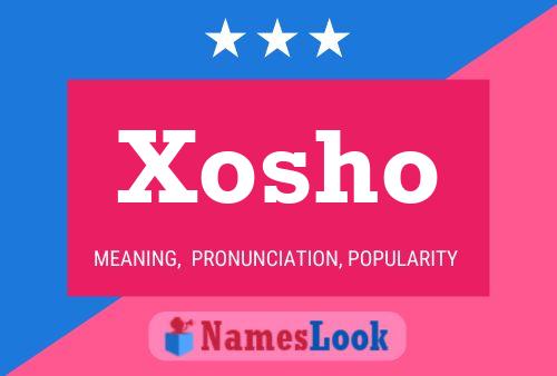 Постер имени Xosho