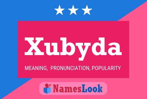 Постер имени Xubyda