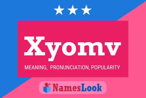 Постер имени Xyomv