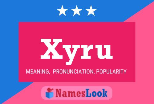 Постер имени Xyru