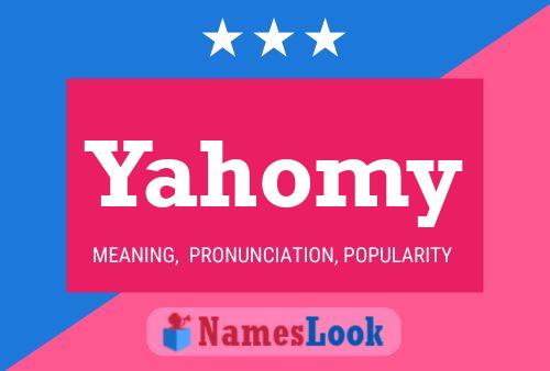 Постер имени Yahomy