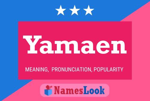 Постер имени Yamaen