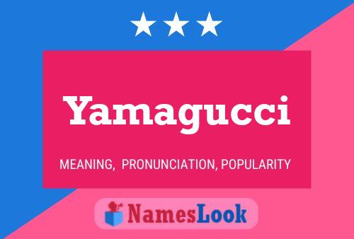 Постер имени Yamagucci