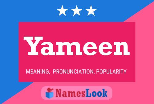 Постер имени Yameen