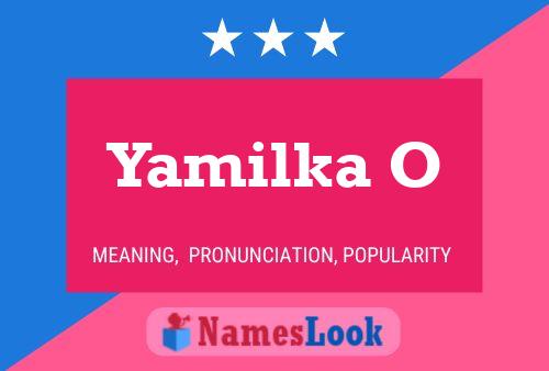 Постер имени Yamilka O