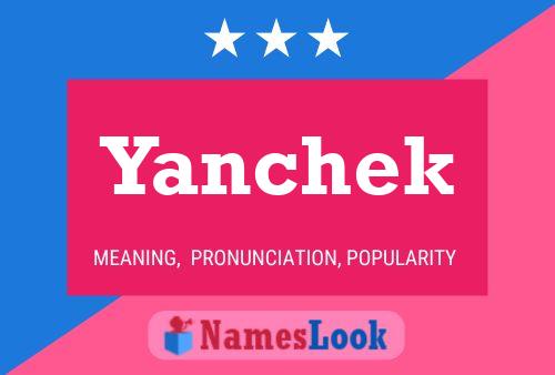 Постер имени Yanchek