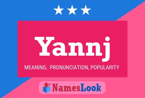 Постер имени Yannj