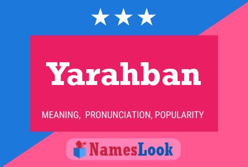 Постер имени Yarahban