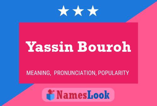 Постер имени Yassin Bouroh