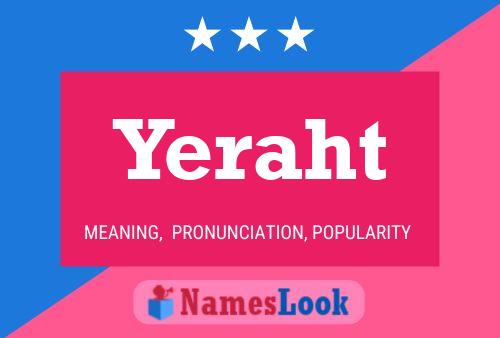 Постер имени Yeraht