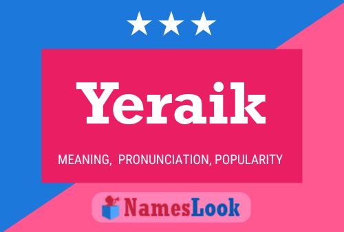 Постер имени Yeraik