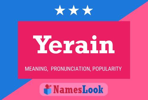 Постер имени Yerain