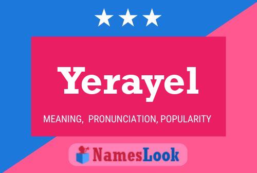 Постер имени Yerayel