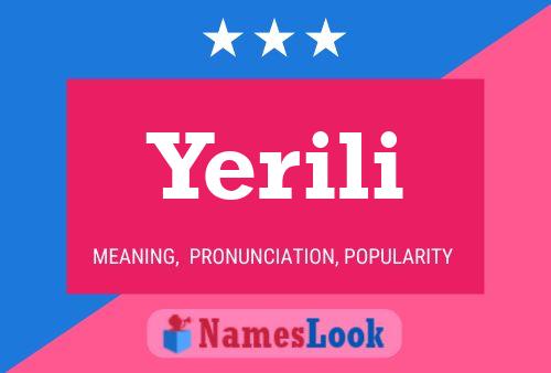 Постер имени Yerili