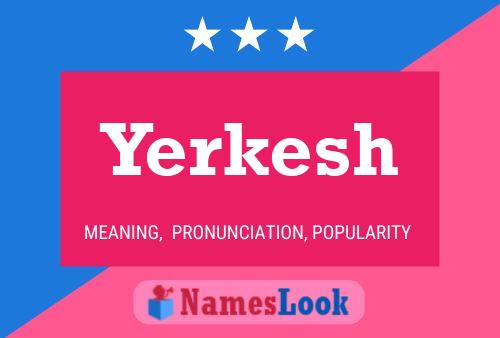 Постер имени Yerkesh