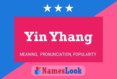 Постер имени Yin Yhang